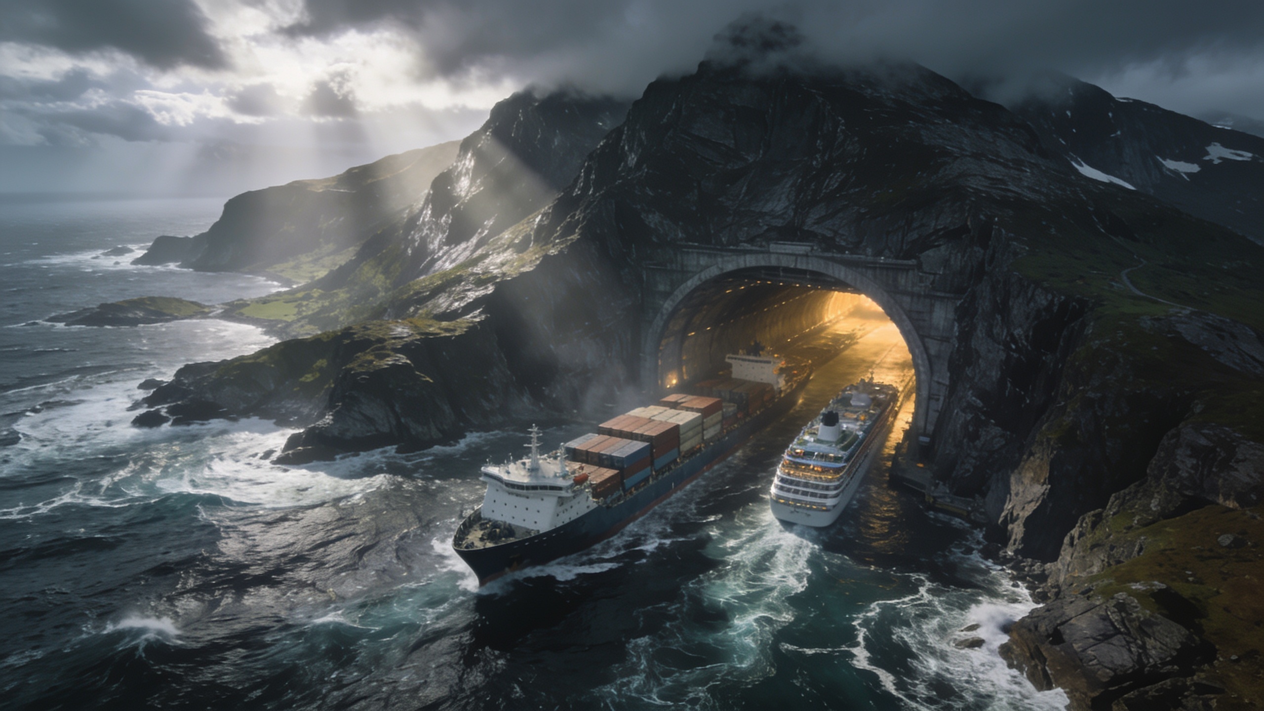 Norway to Build World’s First 1.7-Kilometer Ship Tunnel Through a Mountain RUSSPAIN.com