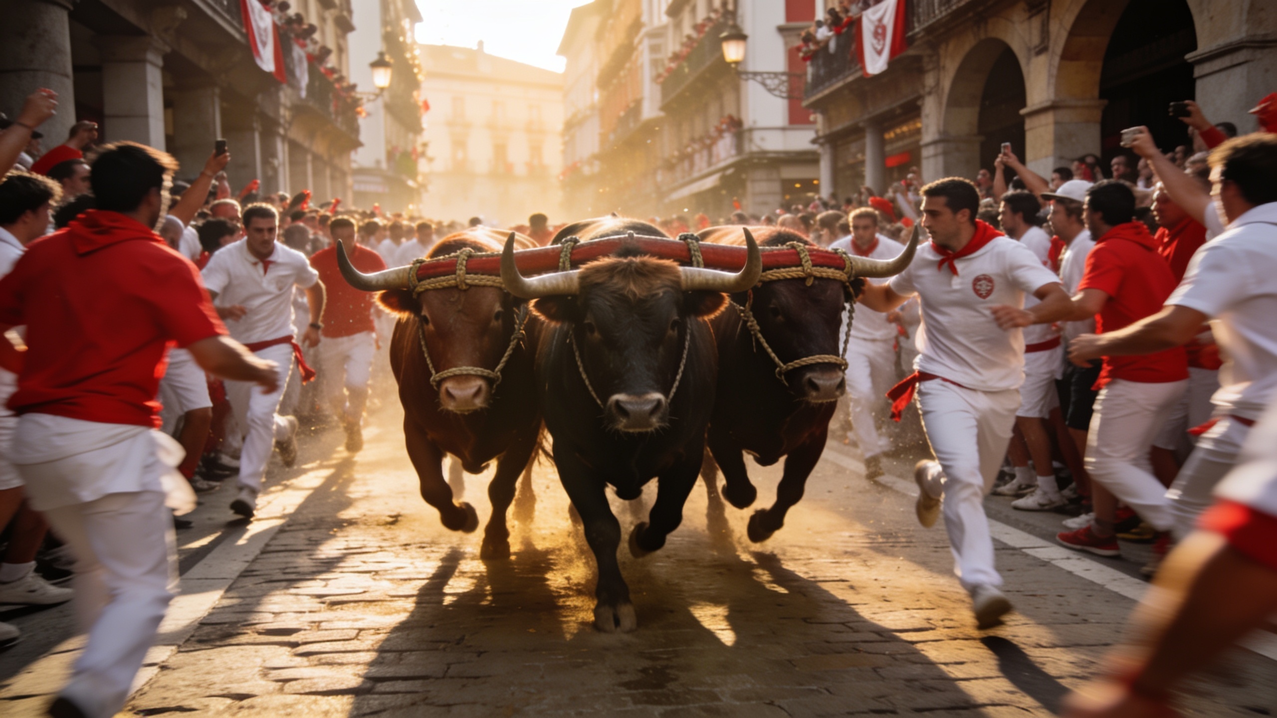 No Injuries by Bulls in Calm Start to San Fermín 2026 RUSSPAIN.com
