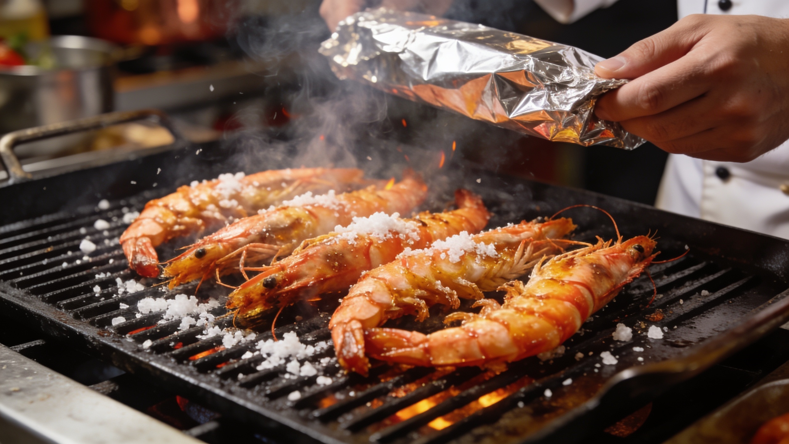 Dani García Reveals the Secret to Perfectly Juicy Grilled Prawns RUSSPAIN.com