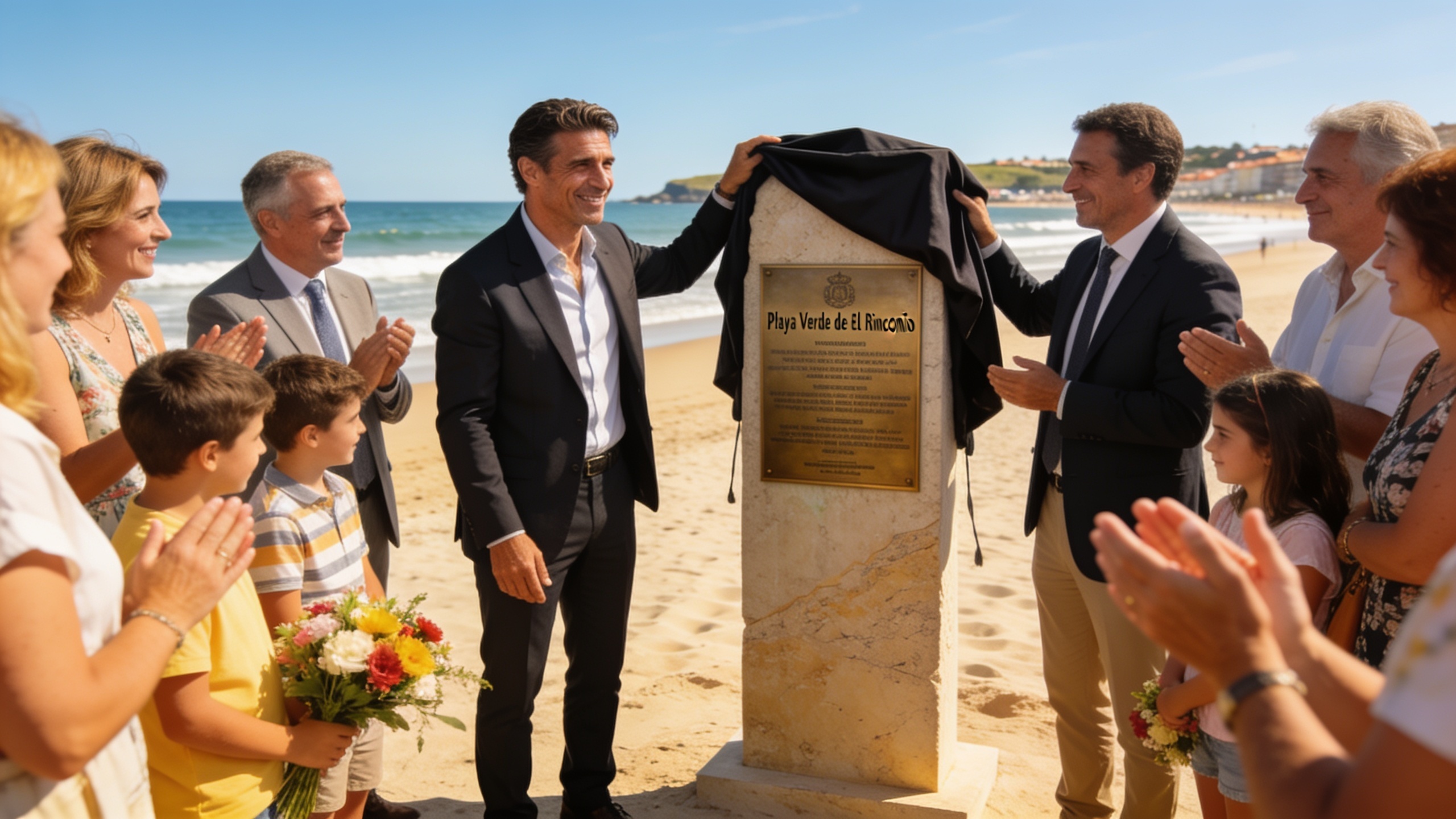 Luis Enrique Honored in Gijón as New Beach Bears His Name RUSSPAIN.com