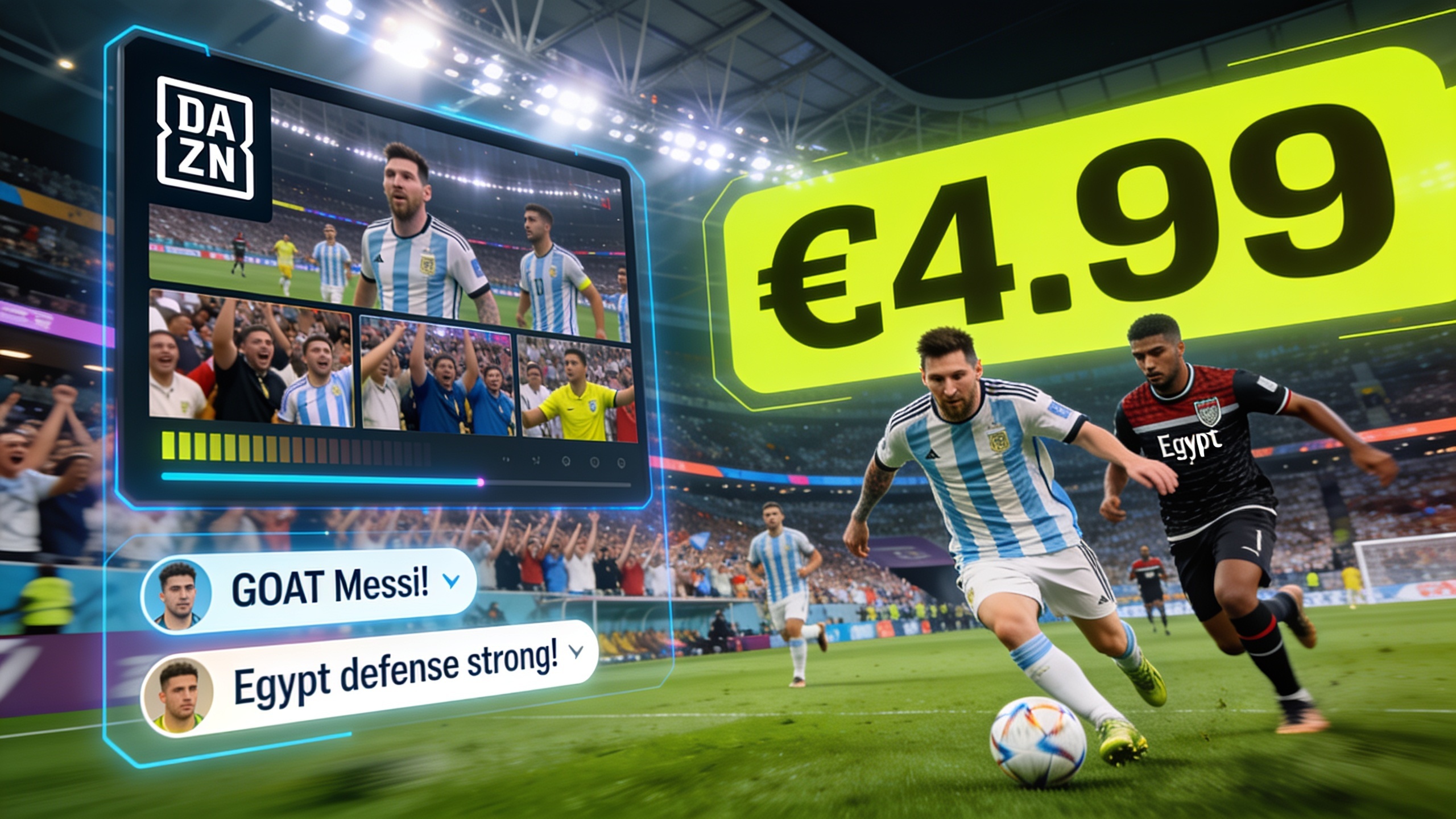 DAZN Cuts World Cup Price to €4.99 for Remaining Matches RUSSPAIN.com
