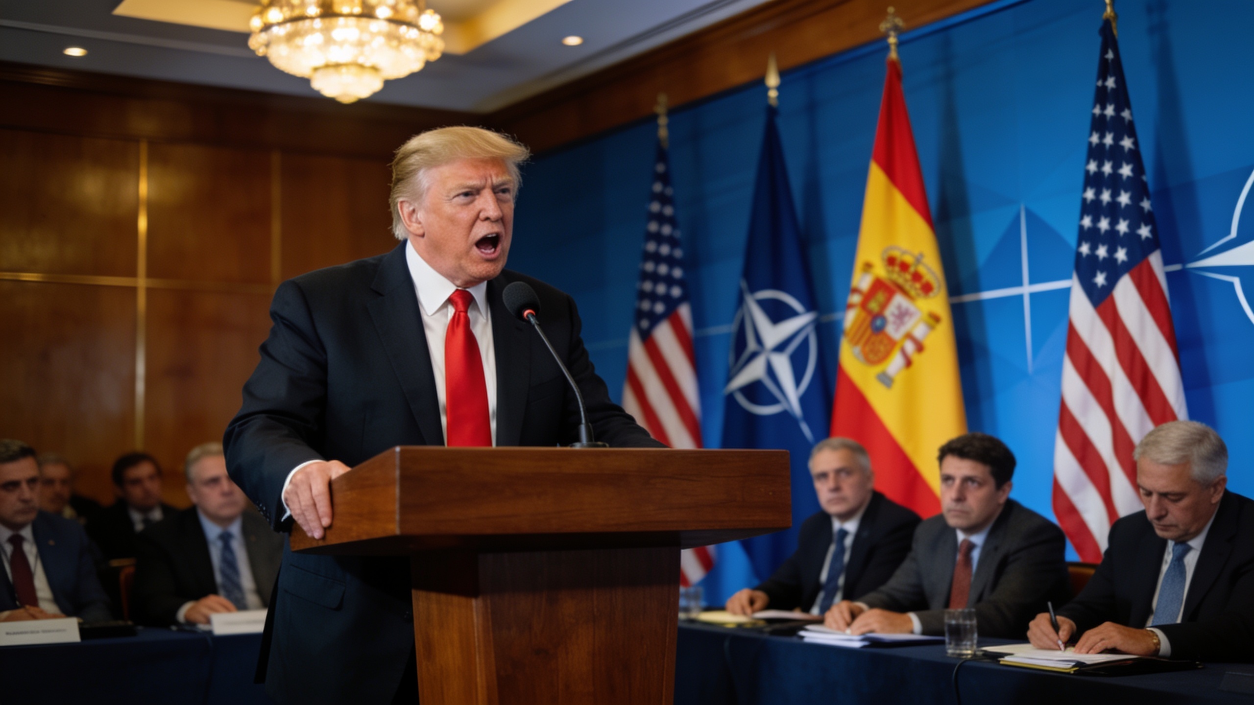 Trump Threatens to Halt All Trade with Spain over NATO Dispute RUSSPAIN.com