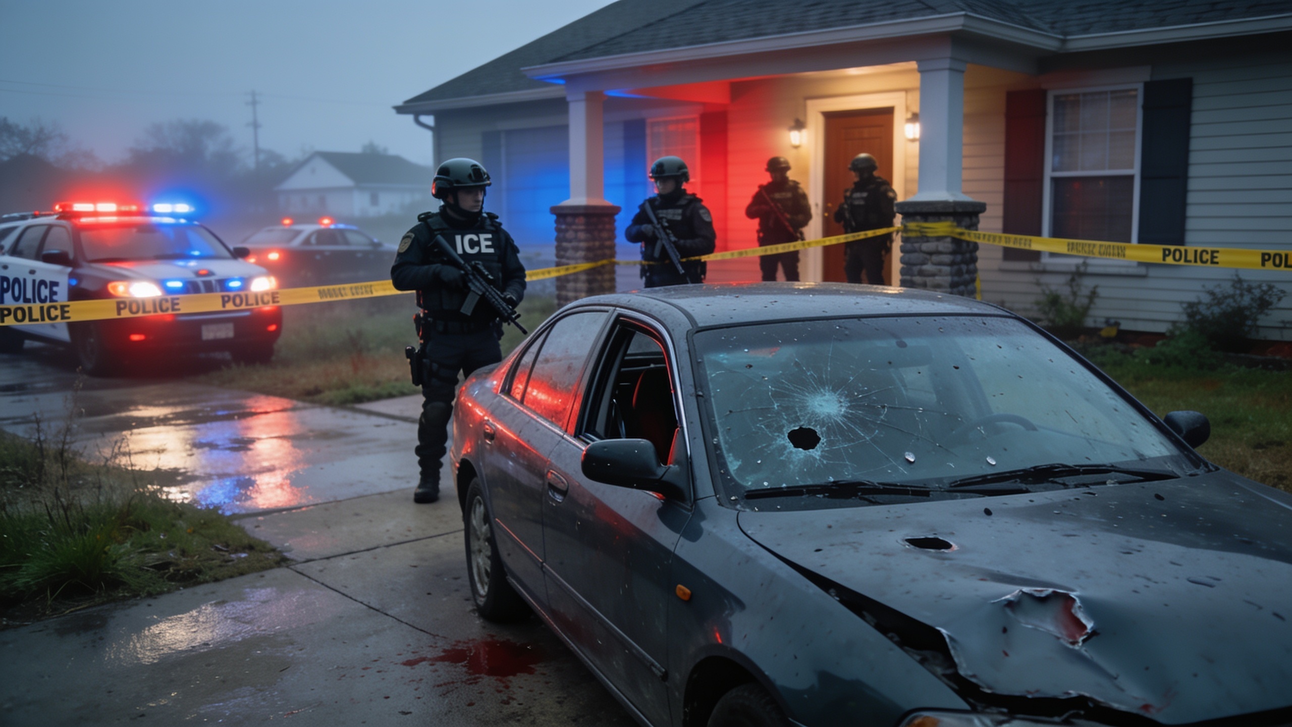ICE Agent Fatally Shoots Mexican Migrant During Arrest in Houston RUSSPAIN.com