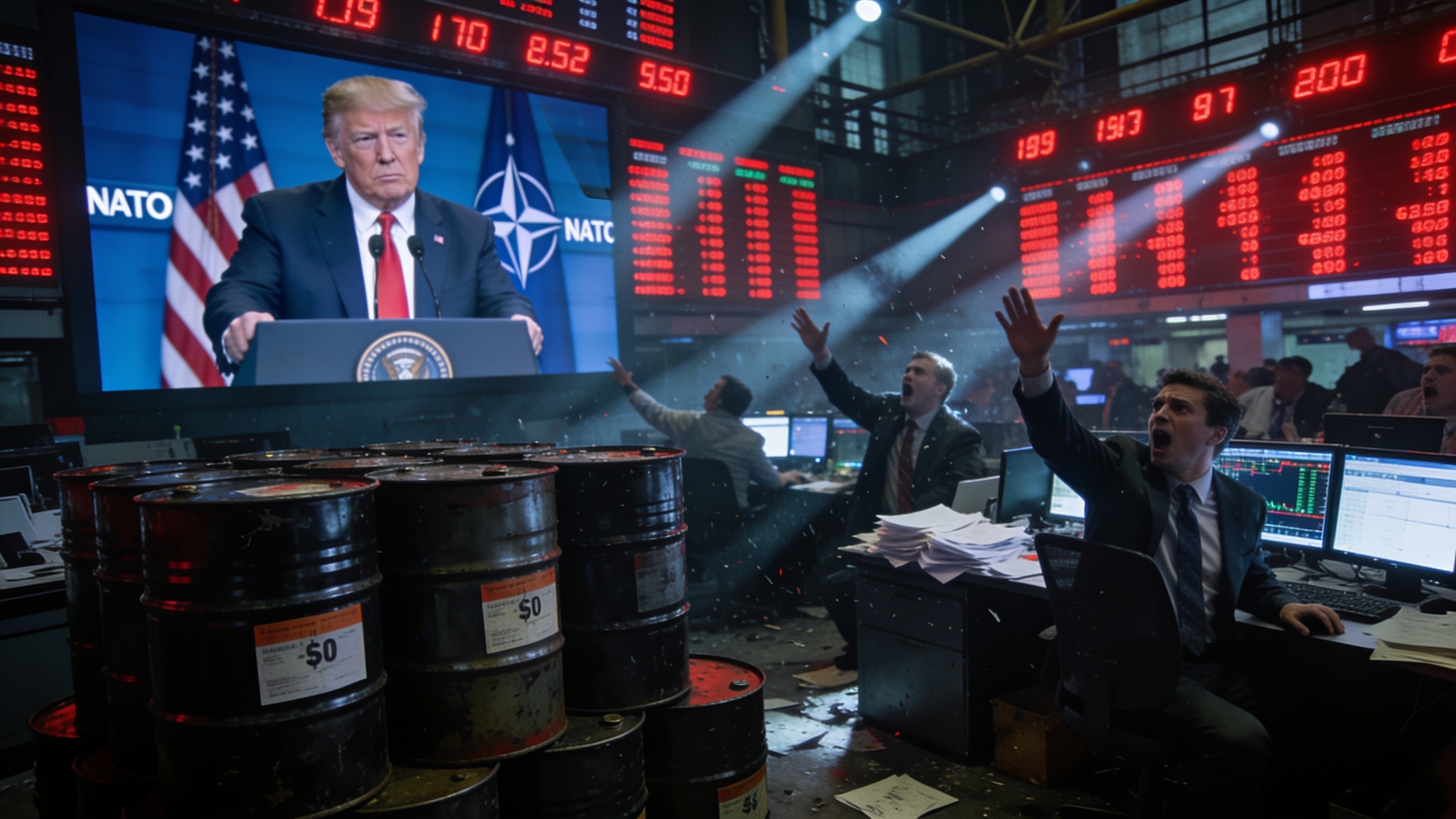 Markets Slide as Trump Ends Iran Ceasefire, Oil Prices Surge RUSSPAIN.com
