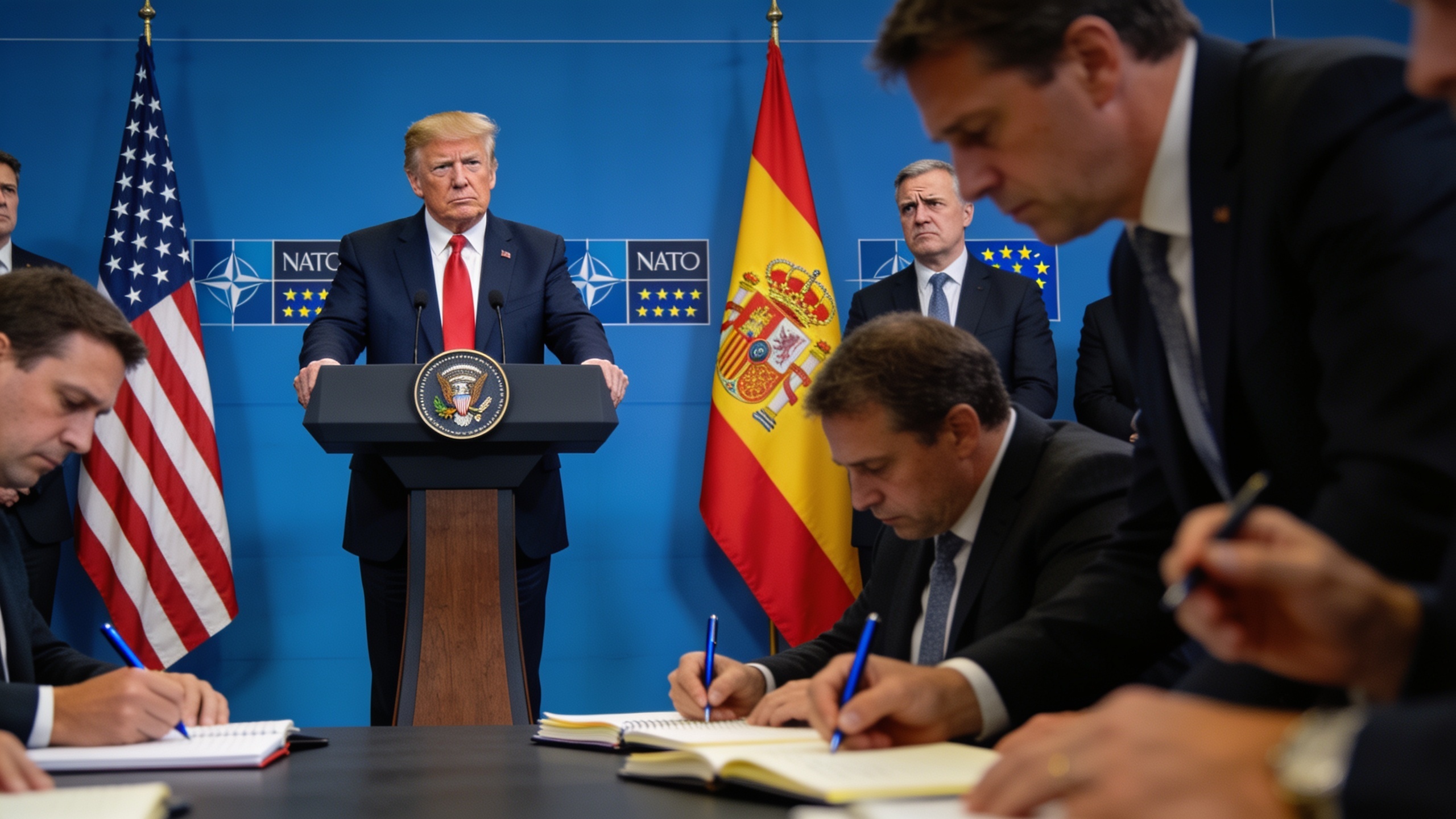 Trump Orders Immediate Halt to US-Spain Trade Amid NATO Dispute RUSSPAIN.com