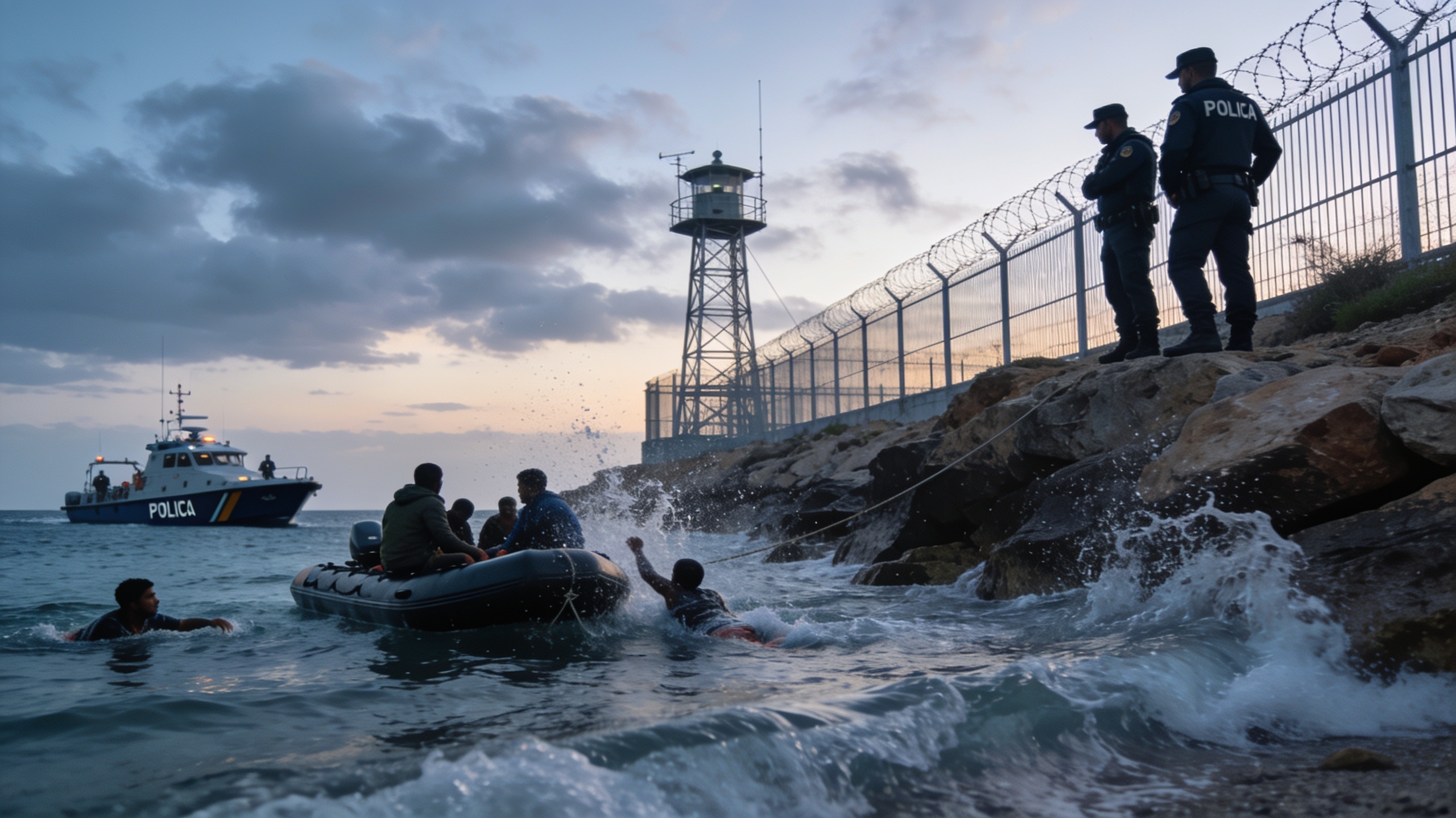 Supreme Court Bans 'Hot Returns' for Migrants Caught Swimming to Ceuta or Melilla RUSSPAIN.com