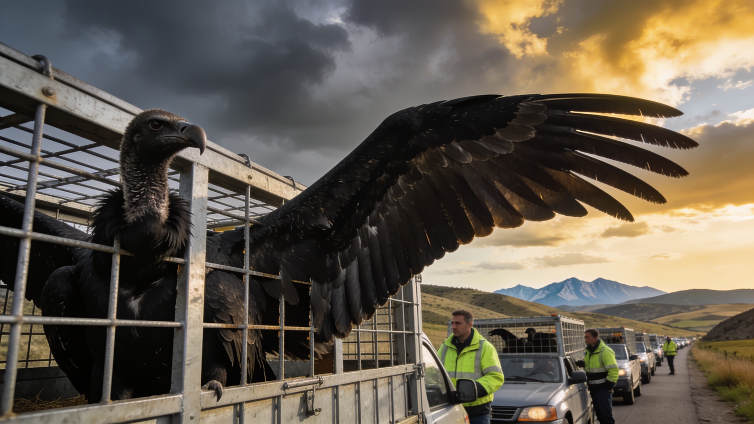 Eleven Black Vultures Sent from Extremadura to Bulgaria in Major Conservation Effort RUSSPAIN.com