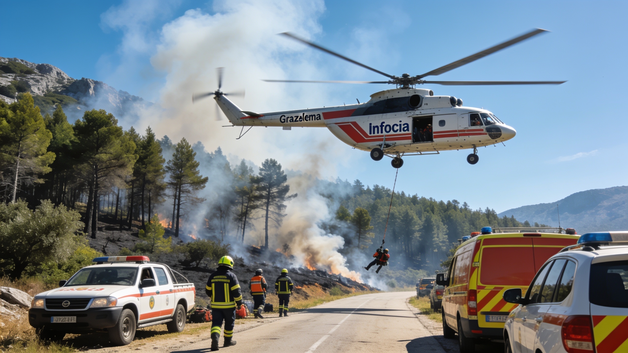 Fire in Gavà Forces 6,000 Residents Indoors Across Three Towns RUSSPAIN.com