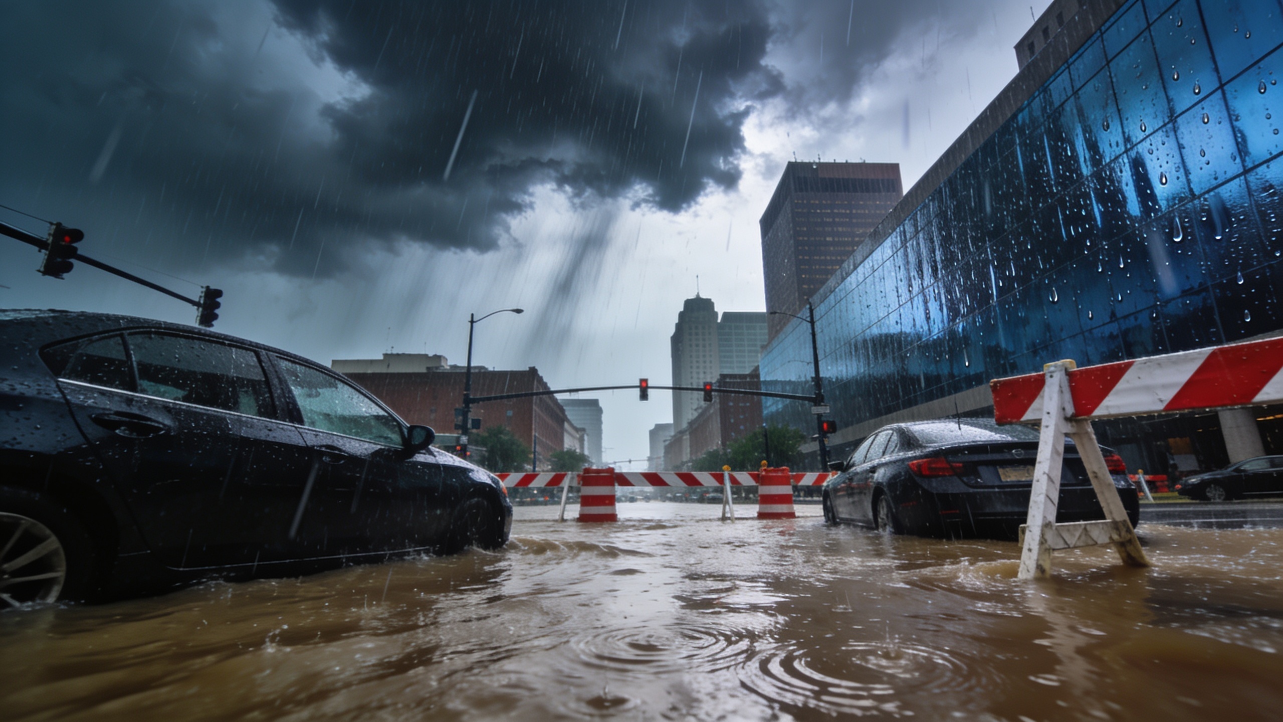 Flash Floods Disrupt Louisville Metro as Heavy Rain Hits Key Areas RUSSPAIN.com