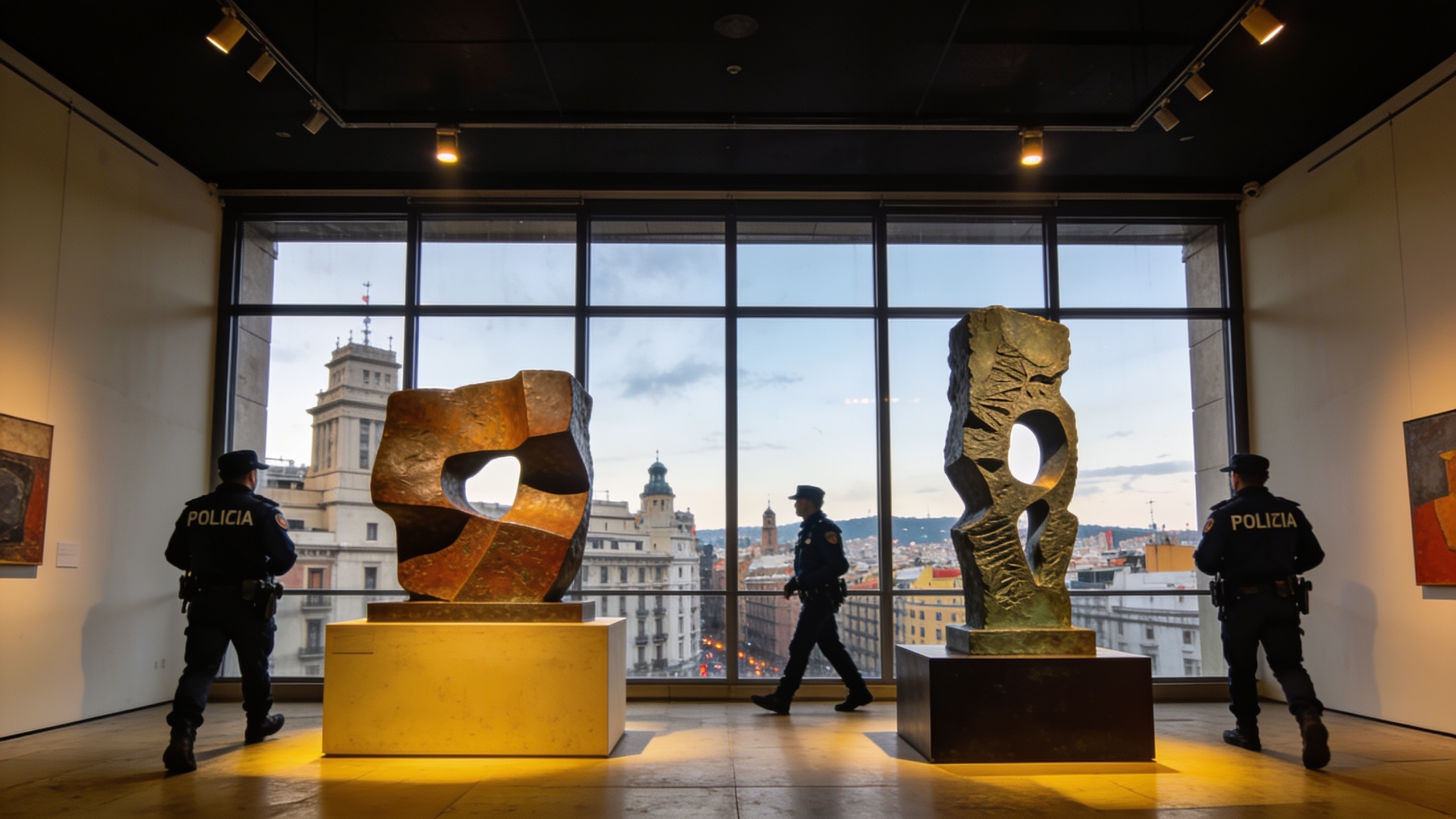 Barcelona Police Recover Stolen Chillida and Coderch Sculptures Worth €235,000 RUSSPAIN.com