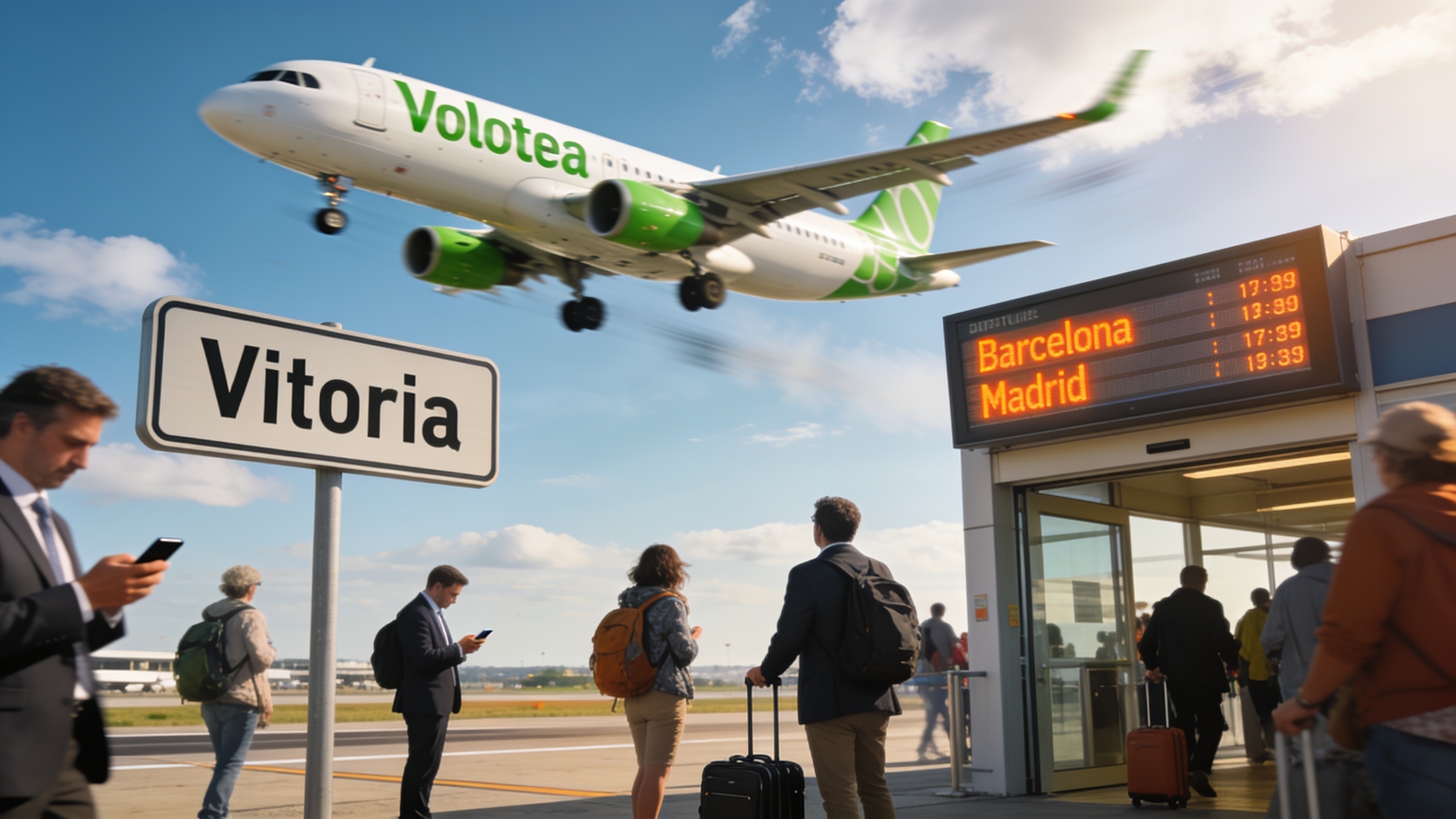 Volotea Drops Vitoria-Madrid Flights, Boosts Barcelona Route RUSSPAIN.com