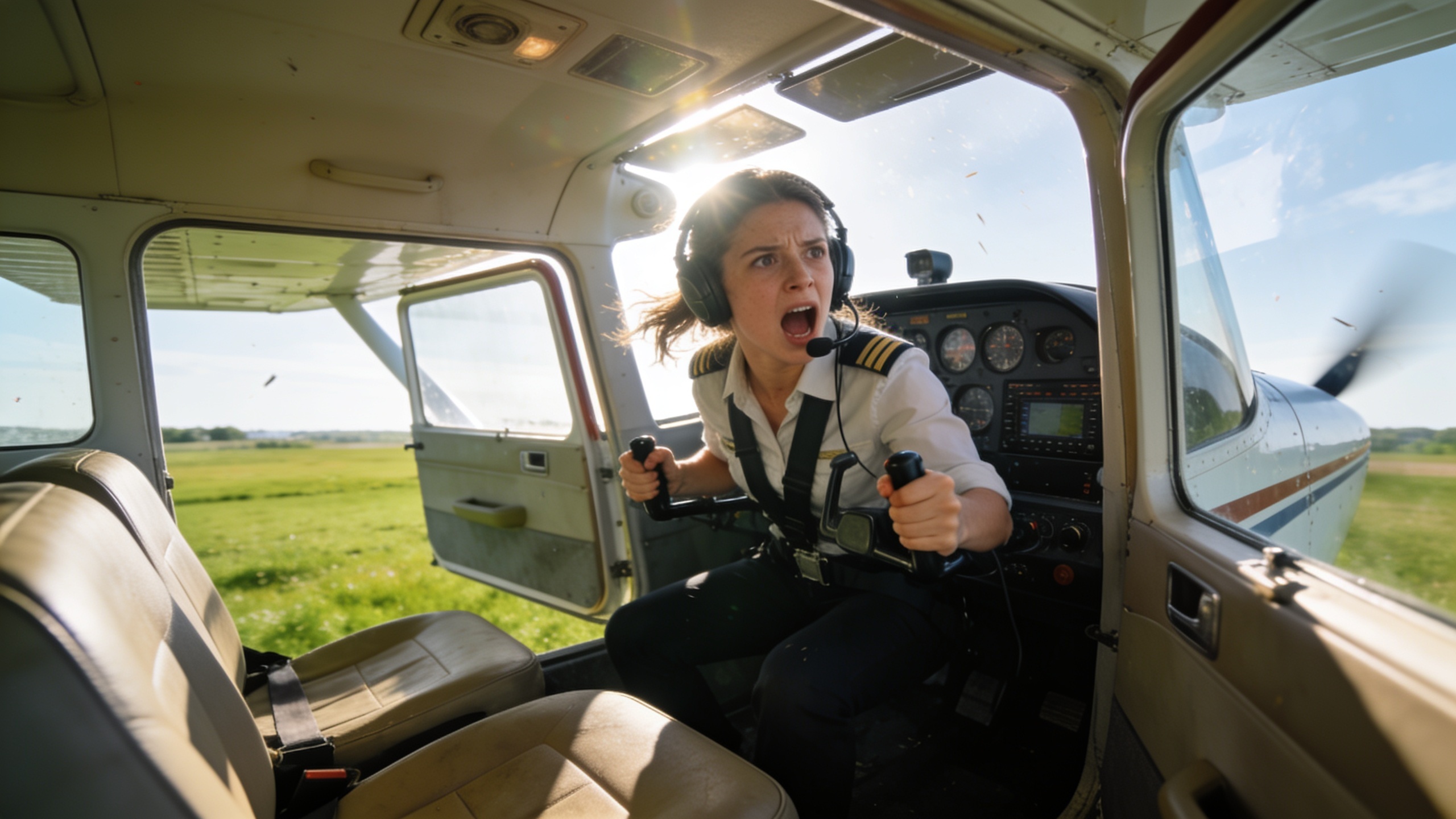 Flight Instructor Jumps from Plane Mid-Lesson in Argentina RUSSPAIN.com