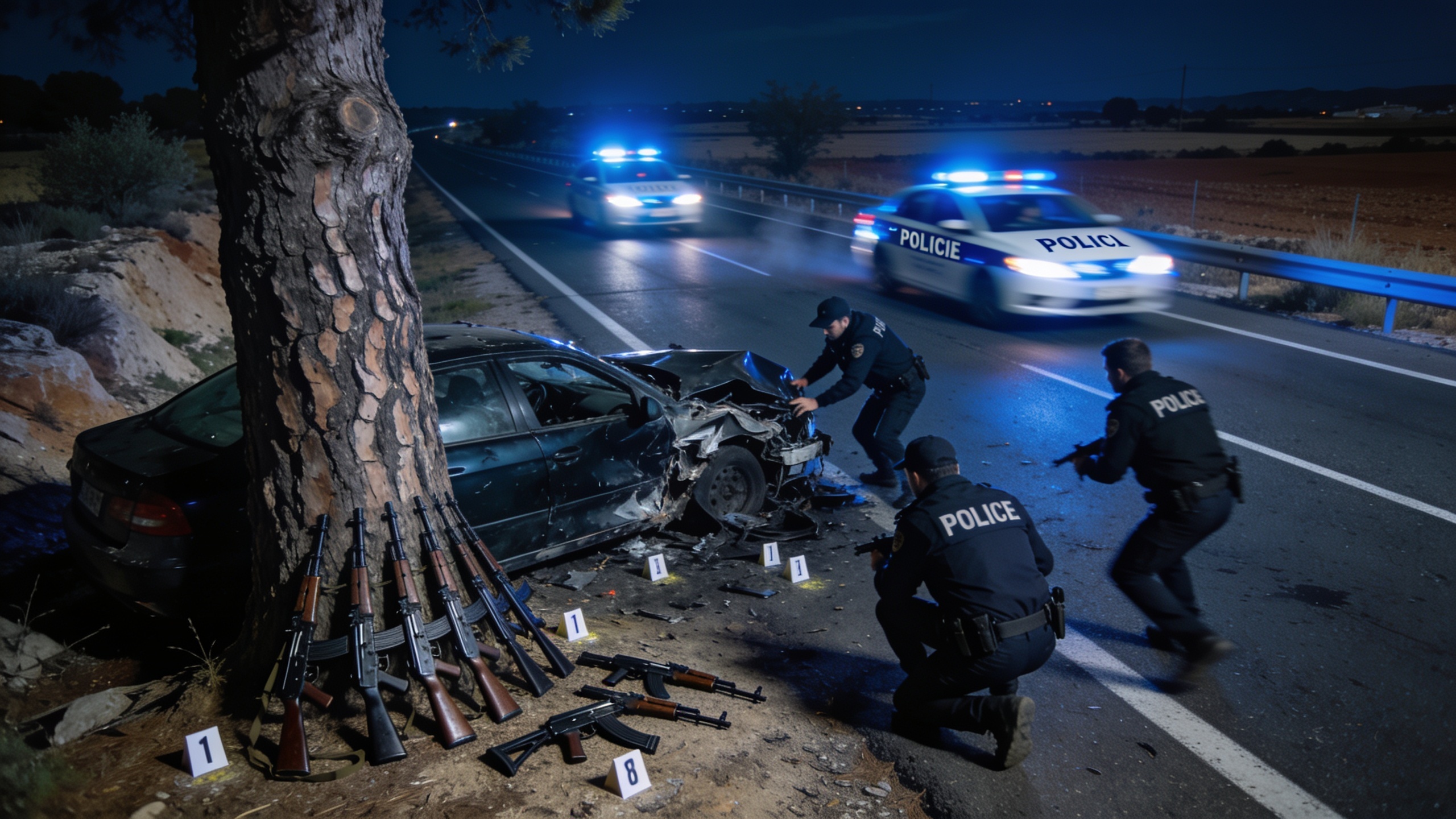 Four Arrested in Alicante After 45-Kilometer Police Chase Uncovers War Rifles RUSSPAIN.com