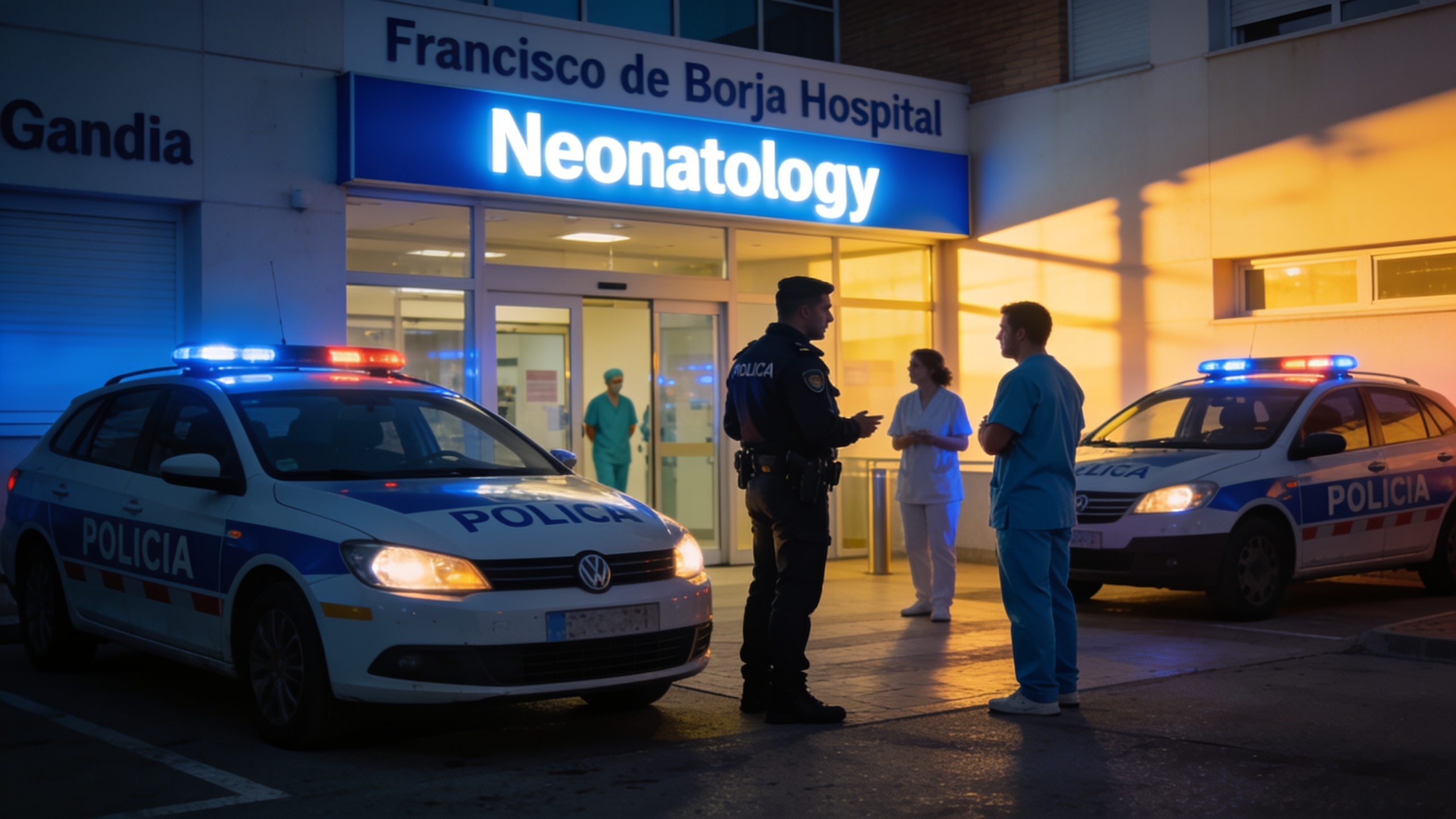 Police Search for Father After Newborn Disappears from Gandia Hospital RUSSPAIN.com