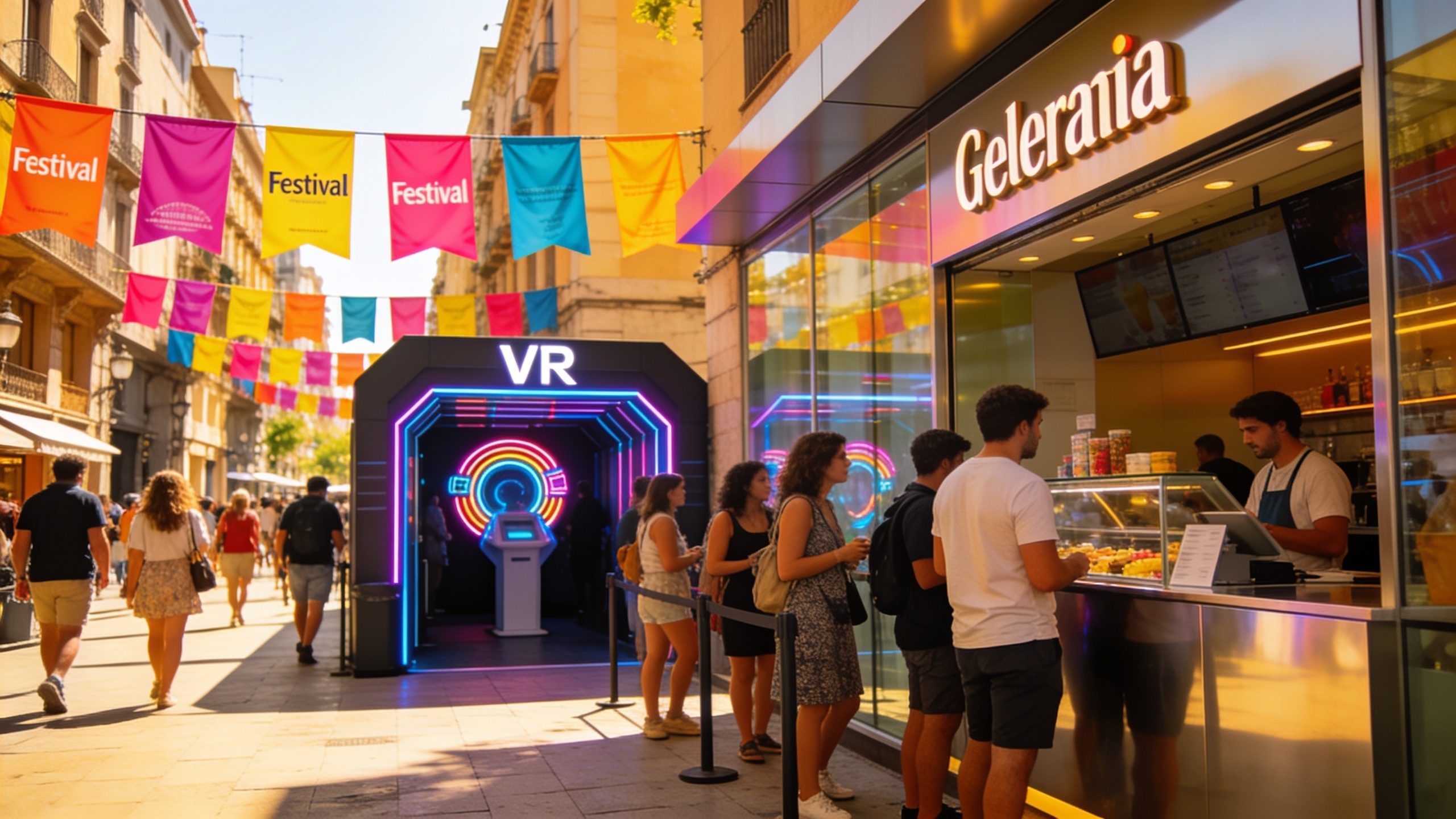 Barcelona Residents Seek Relief from Heatwave in Immersive Experiences RUSSPAIN.com