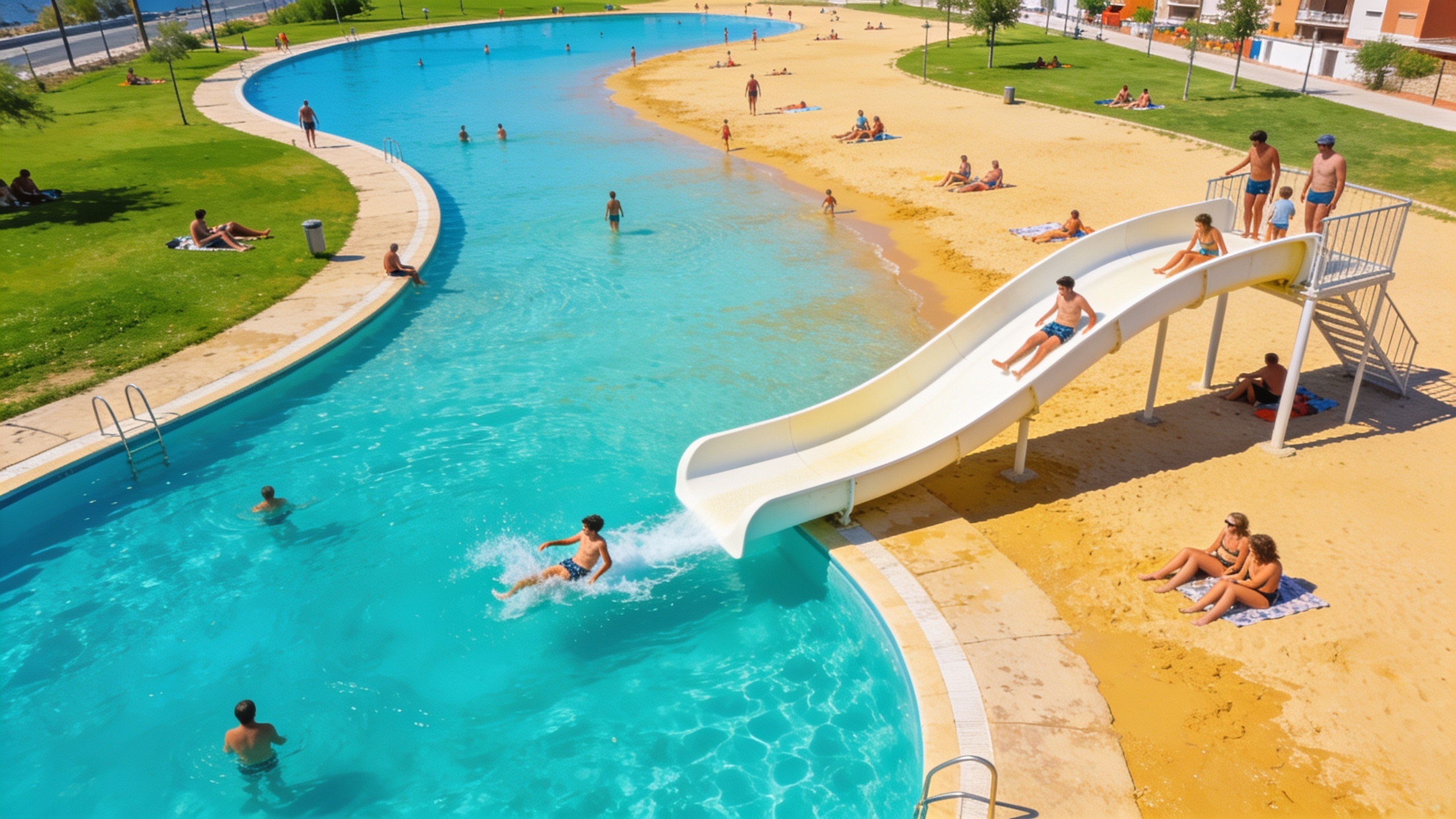 Parla’s Urban Beach Marks 20 Years as Madrid’s Most Unusual Pool RUSSPAIN.com