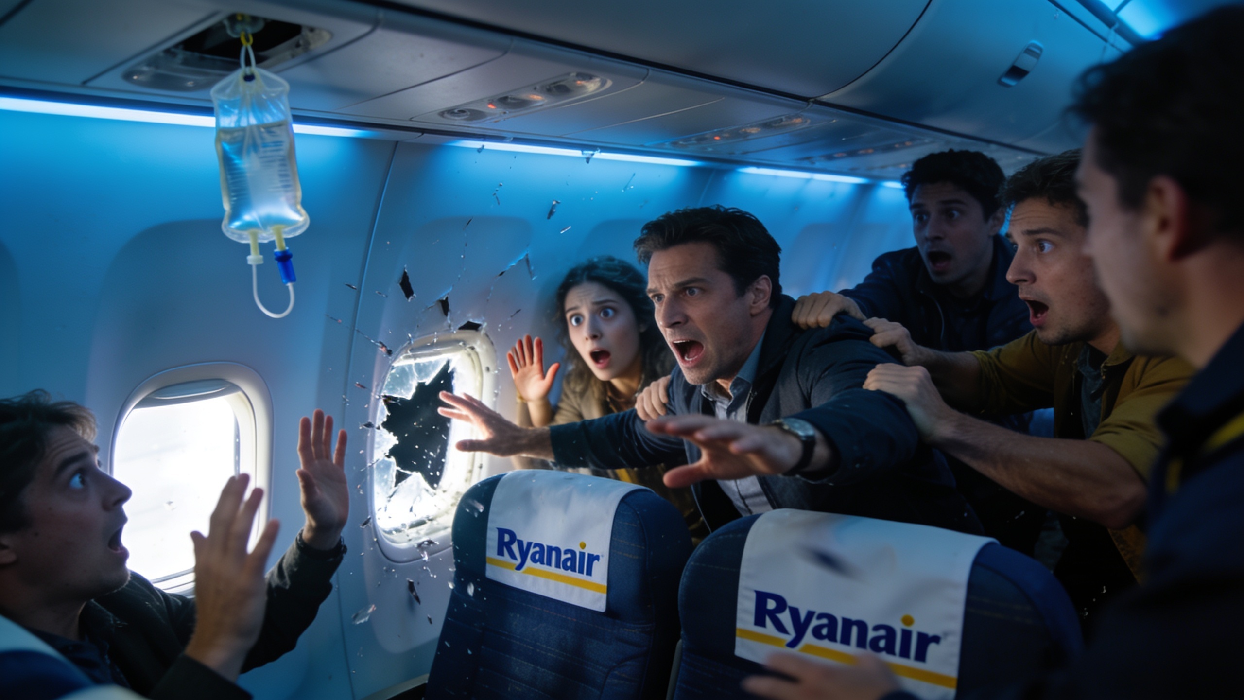 Ryanair Flight Incident: Passenger Pulled Back After Window Detaches Midair RUSSPAIN.com