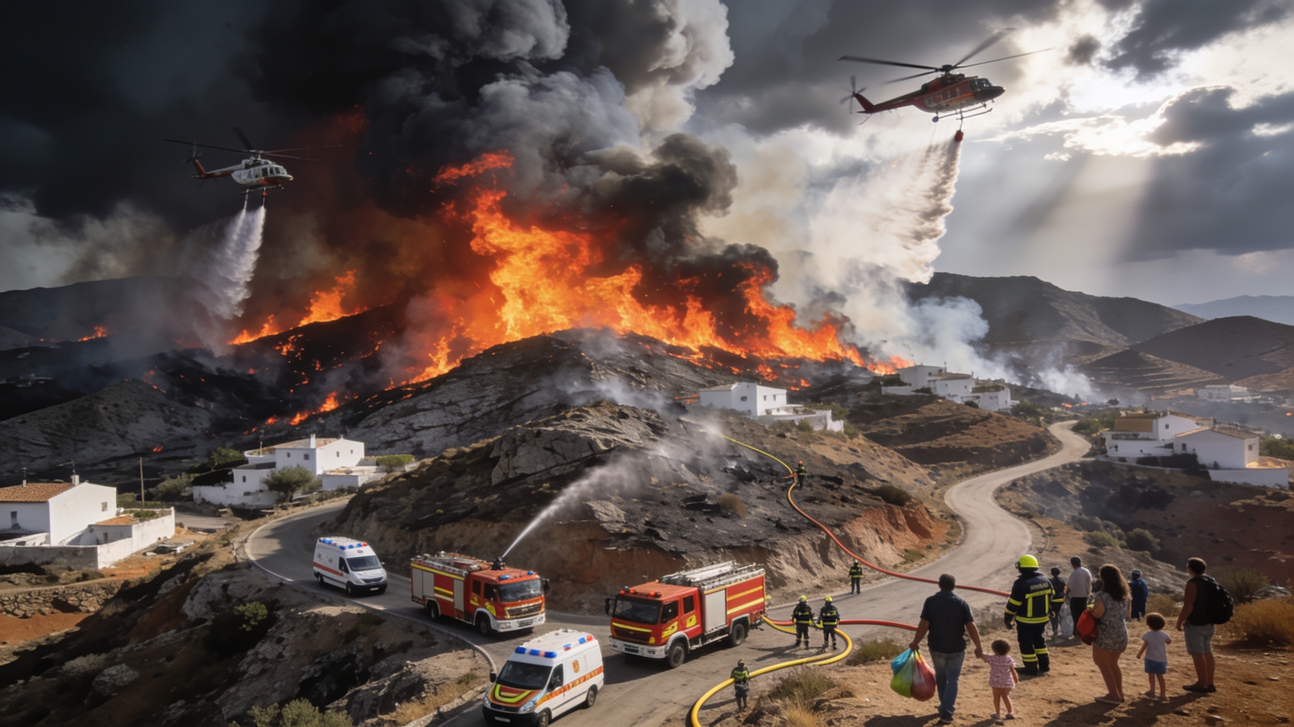 Twelve Dead, 23 Missing in Los Gallardos Wildfire in Almería RUSSPAIN.com