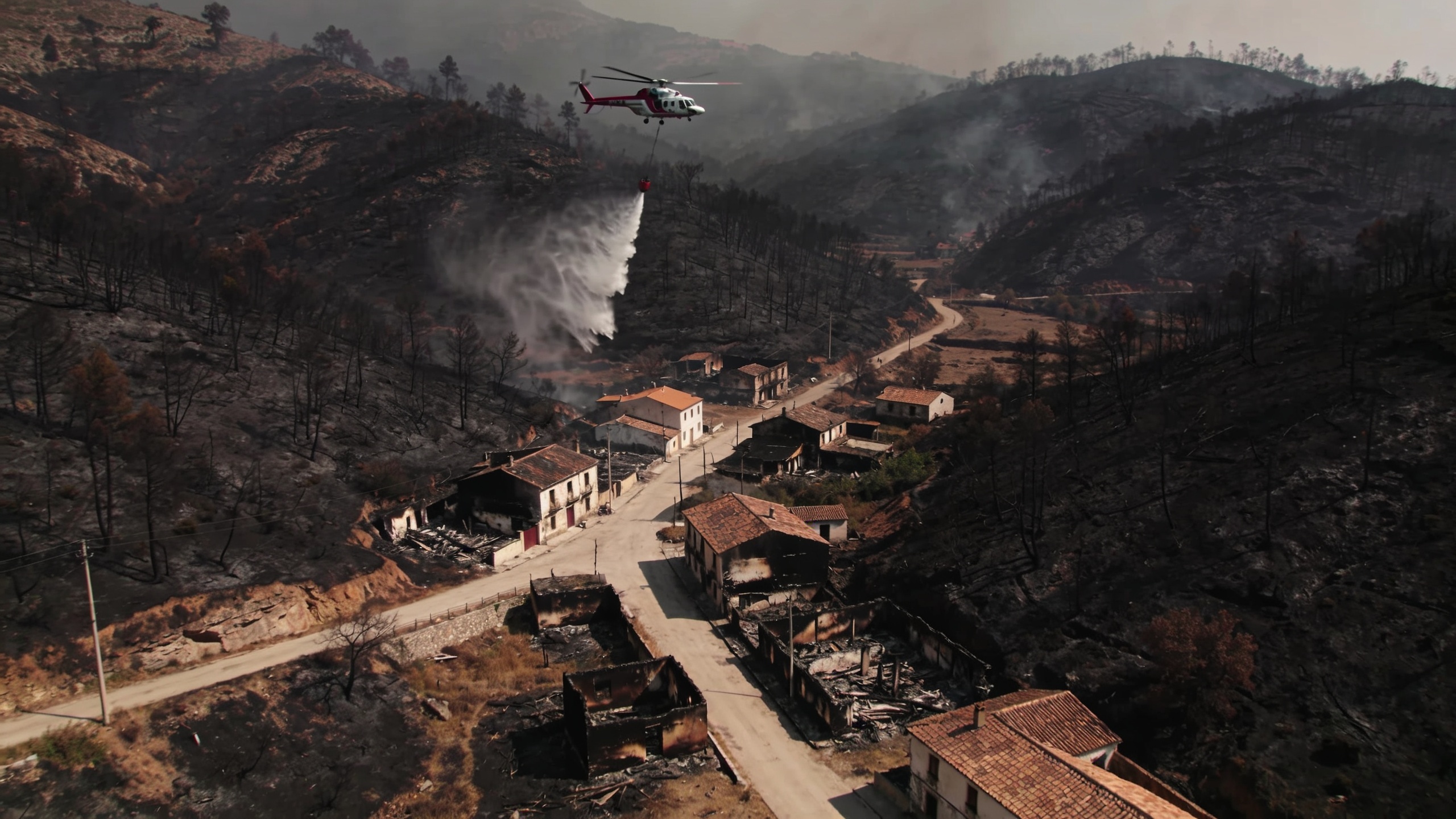 Bédar Faces Aftermath as Wildfire Leaves Streets Empty and Residents in Mourning RUSSPAIN.com