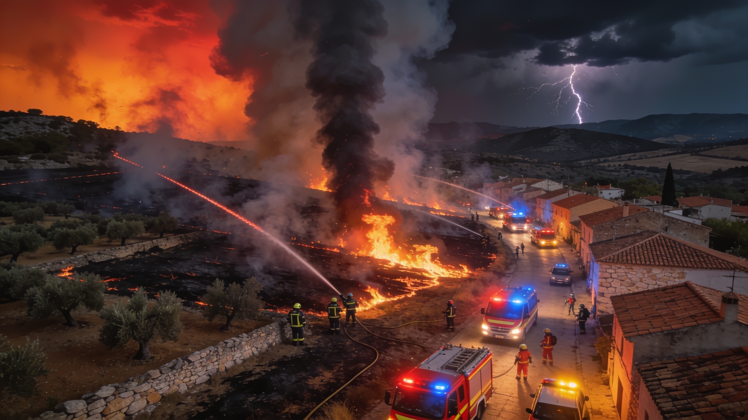 Camarasa Wildfire Contained After Forcing Fontllonga Residents Indoors RUSSPAIN.com
