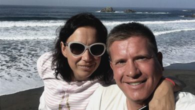 Дмитрий Игонин и его жена Ольга Брежнева