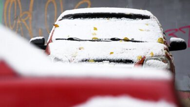 Октябрьский снегопад в Испании