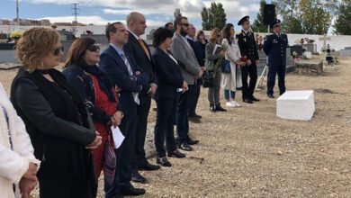 Памятная церемония на кладбище кладбище Санта-Крус-де-ла-Сарса, Испания