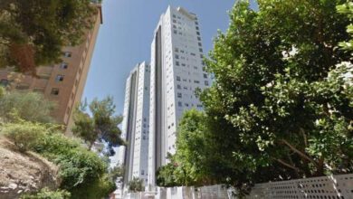 Imagen de los rascacielos Gemelos 28, en Benidorm.