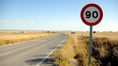 Fomento destinará 440.000 euros a cambiar señales de 100 a 90 kilómetros por hora