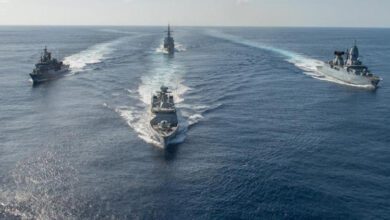 Корабли НАТО провели военно-морские учения с катерами Грузии в Чёрном море.