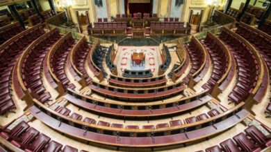 Imagen del Congreso de los Diputados vacío / EFE