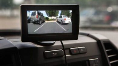 Cámara de visión trasera.