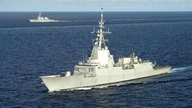 Испанский фрегат «Альваро де Базан»