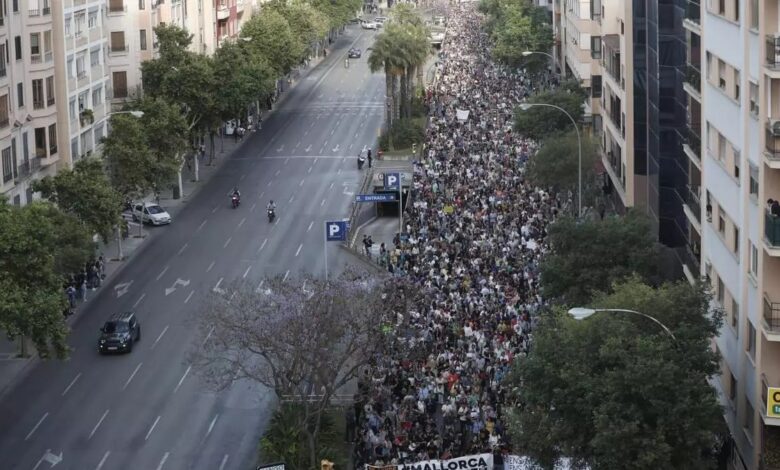 Акция против туристической перенасыщенности состоялась на Майорке