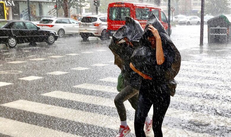 В Испании в пятницу ожидаются сильные грозы и град