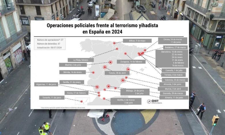 Испания провела 30 контртеррористических операций в 2024 году