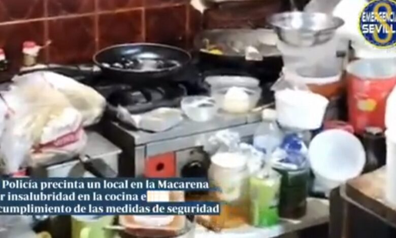 В Севилье закрыли заведение в районе Макарена из-за антисанитарных условий на кухне