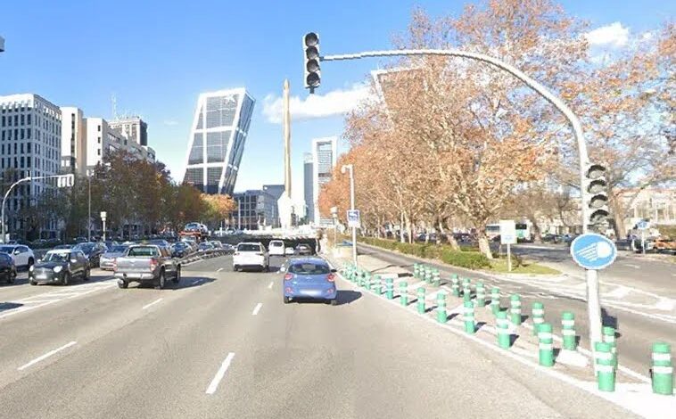 Светофоры со специальной секцией для беспилотных машин появились в Мадриде