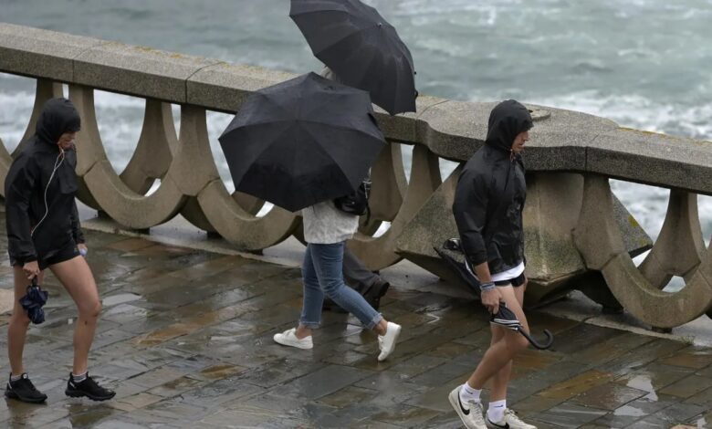 На Испанию надвигаются сильные дожди и похолодание