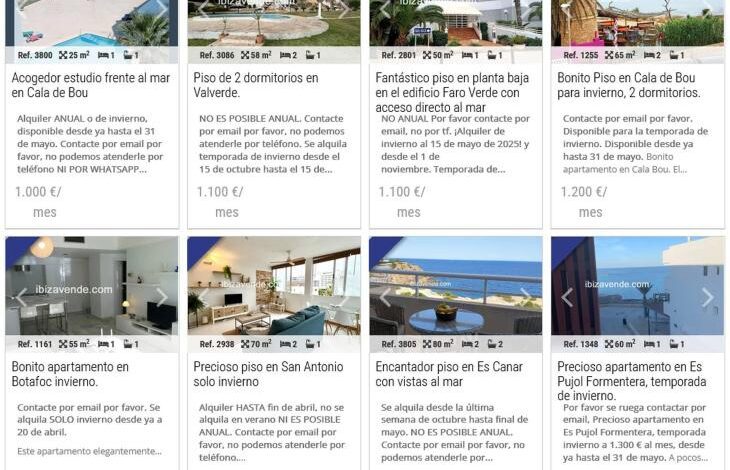 На Ибице пропали квартиры дешевле 1500 евро в месяц