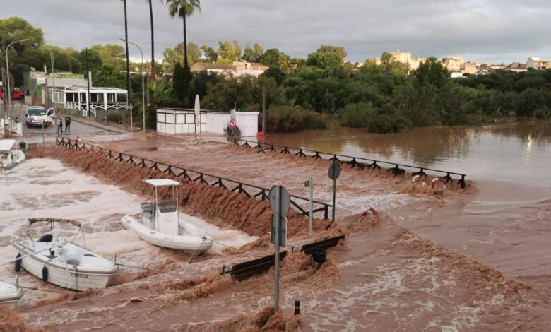 DANA обрушила мощные ливни и наводнения на Майорку