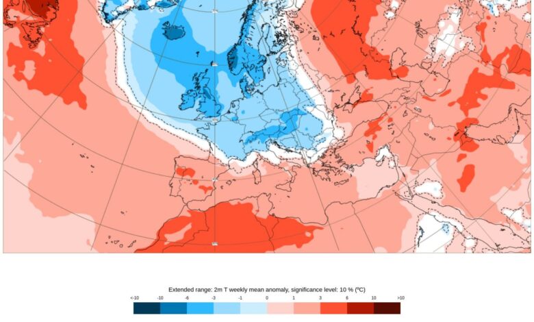 Испания избегает сурового холода, накрывшего Европу