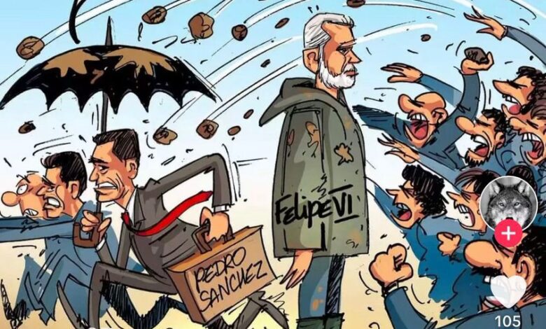 Карикатура на Фелипе VI во французской прессе вызвала резонанс в Испании