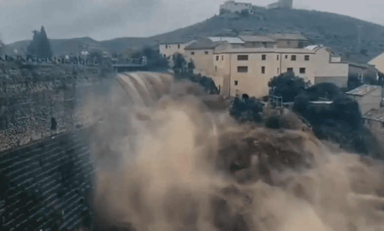 Построенная две тысячи лет назад плотина спасла испанский город от наводнения