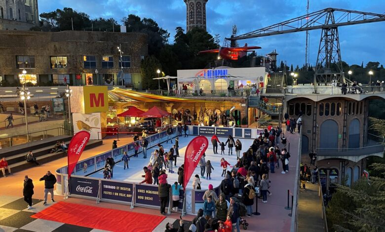 На Тибидабо в Барселоне открылся каток