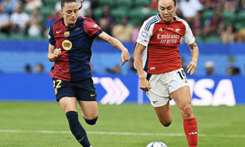 «Барселона» проиграла в финале женской Лиги Чемпионов