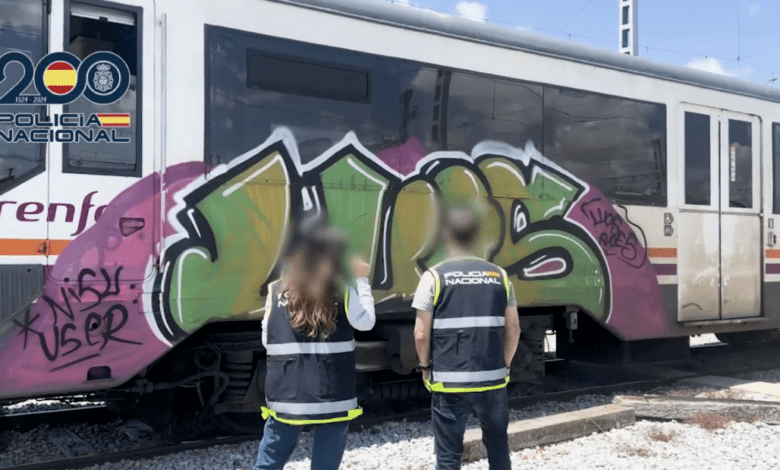 Полиция арестовала 29 человек за вандализм в поездах