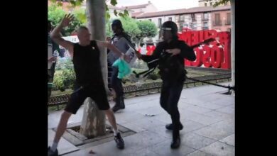 Задержания и столкновения на протесте против центра мигрантов в Алькала