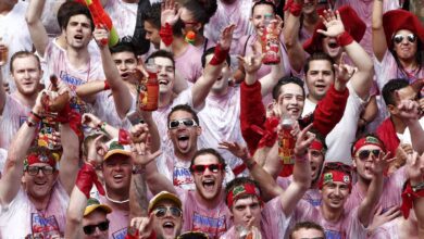 Все улицы Памплоны перекрыты на время празднования Сан-Фермин 2025