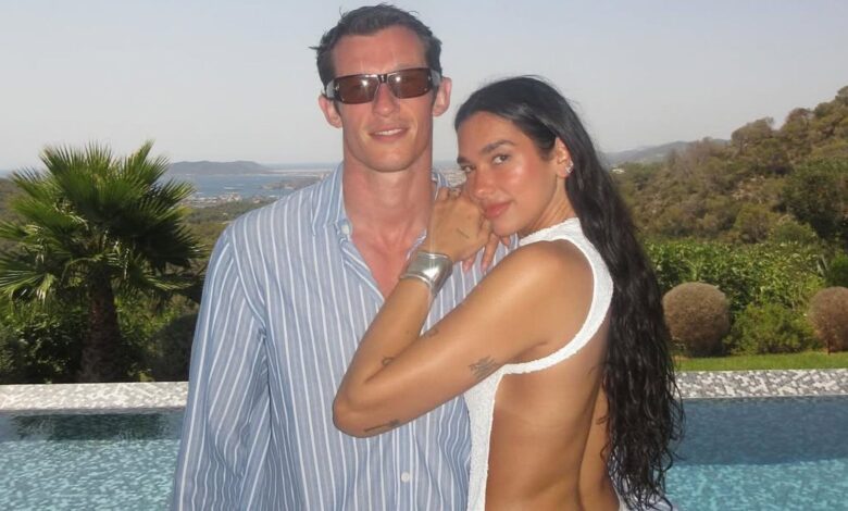 Dua Lipa Prepares for Her 30th Birthday in Ibiza, Showcasing Exclusive Outfits with Friends and Fiancé Callum Turner